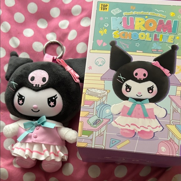 Other - Kuromi Plush Keychain with Box